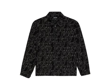 Sasom Apparel Ripndip Fuckin Fuck Quilted Work Jacket Black Check The