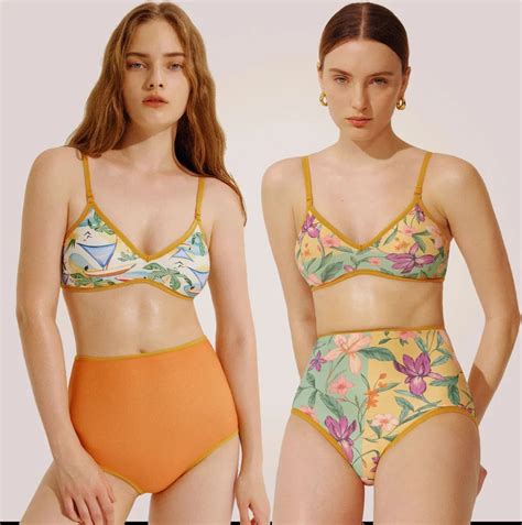 Conjunto De Bikini De Doble Cara Para Mujer Traje De Ba O De Cintura Alta Moda
