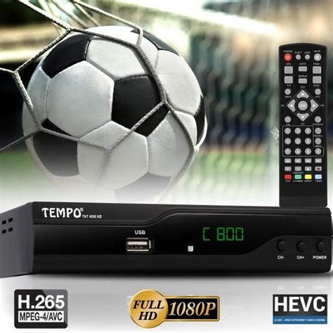 Tempo 4000 Décodeur Terrestre TNT DVB T2 HDMI Full HD Récepteur