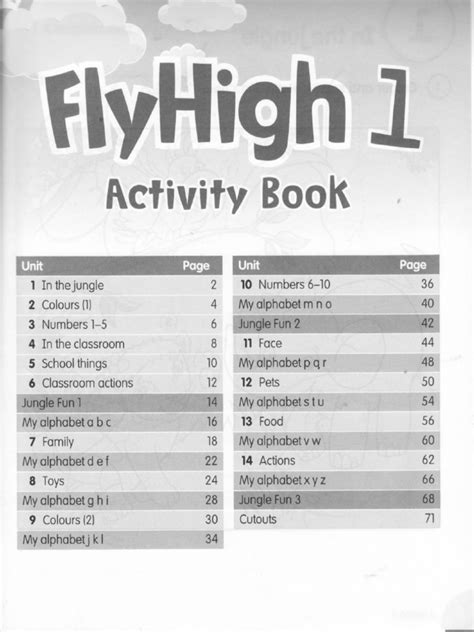Fly - High - 1 - Activity - Book 3 | PDF