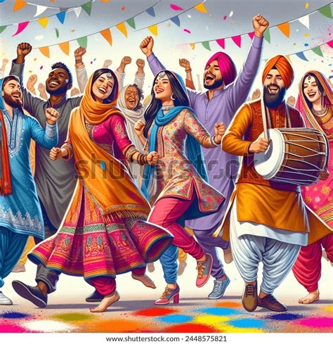 Baisakhi Dance Dhol AI-generated image 2448575821 | Shutterstock