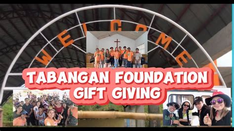 TABANGAN FOUNDATION GIFT GIVING BRGY INASAKAN SAN JOSE OCCIDENTAL