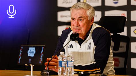 Full Press Conference English Carlo Ancelotti Pre Real Madrid