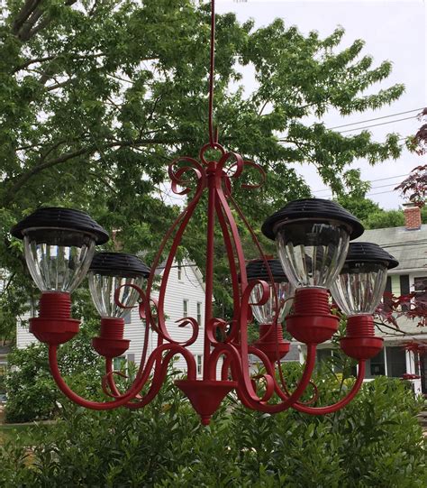 Diy Outdoor Solar Garden Chandelier Ideas You Must Look Sharonsable