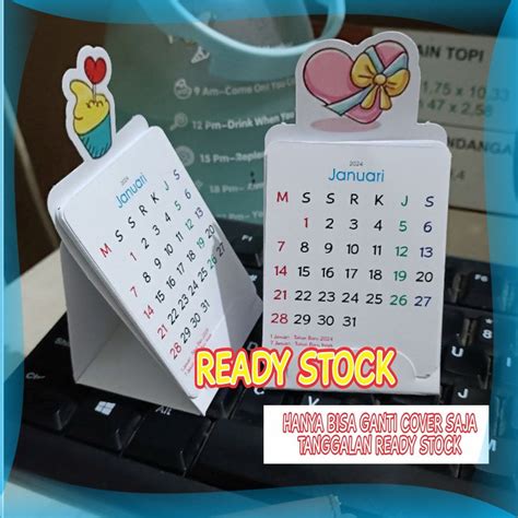 Jual Bigbag Kalender Meja Mini Souvenir Pernikahan Min Order 50pcs