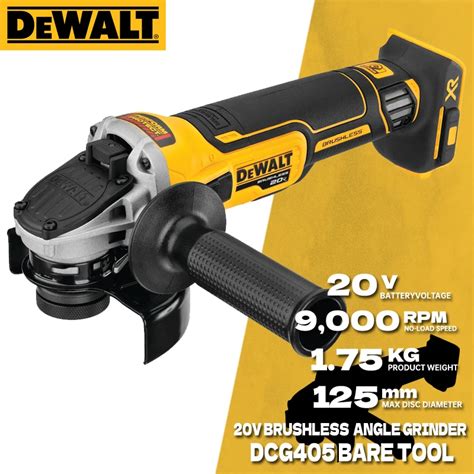 Dewalt Angle Grinder Dcg N V Cordless Cutting Machine Bare Tool