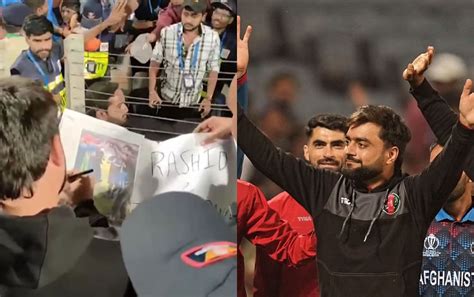 Watch Rashid Khan Signs Autograph For Fans In Pune After Afghanistan