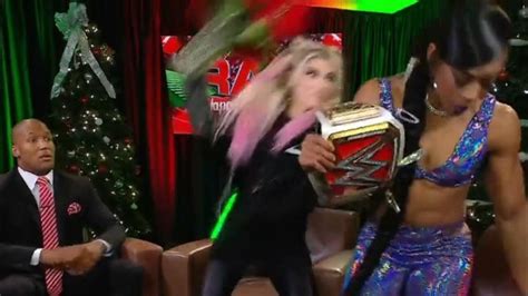 Alexa Bliss Attacks Bianca Belair When Bray Wyatts Logo Appears Wwe Raw News Youtube