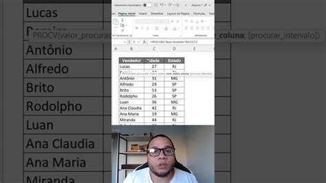 Como Fazer Procv No Excel Veja O Que E A Formula E Como Usar Na Planilha