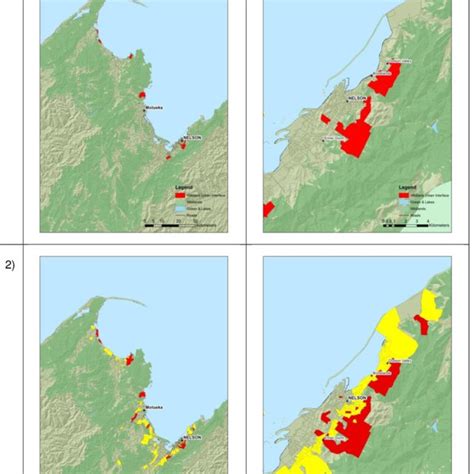 A Gis Maps For The Nelson Case Study Region For Both C The Wider