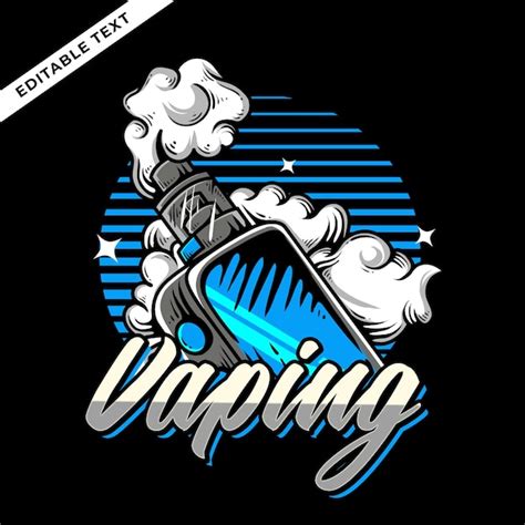 Premium Vector Vape Logo Vector Illustration