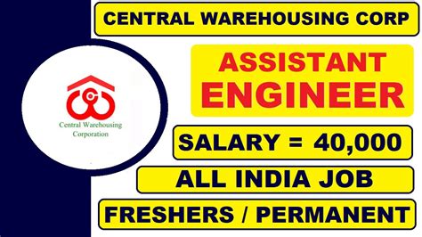 Central Warehousing Corporation Recruitment For Assistant Engineer