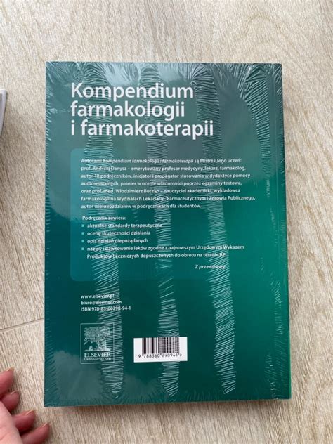 Kompendium Farmakologii I Farmakoterapii Danysz Bia Ystok Kup Teraz