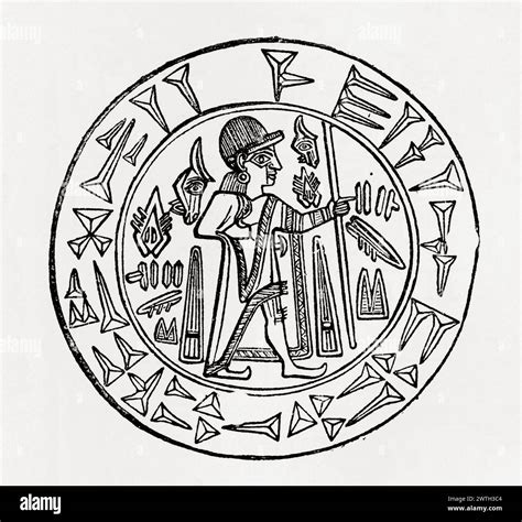 Silver boss with bilingual inscription, in cunieform and Hittite