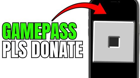 HOW TO MAKE A GAME PASS IN PLS DONATE FULL GUIDE YouTube