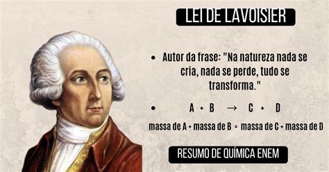 Lei De Proust E Lavoisier - Conheça a Lei de Lavoisier ou lei de conservação da massa