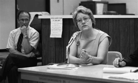 Karen A Dolby Discusses Proposed Civil Defense Plan At Ann Arbor