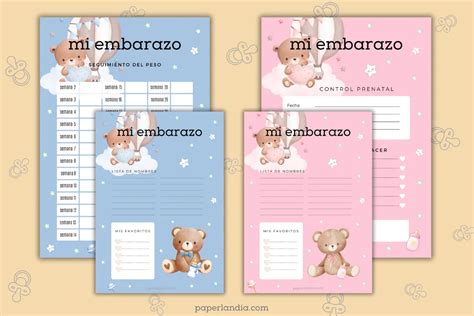 Plantillas Diario De Embarazo Para Imprimir Pdf Gratis