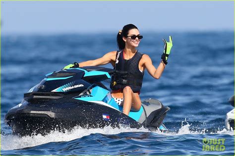 Kendall Jenner Bares Bikini Body Rides A Jet Ski In Monaco Photo