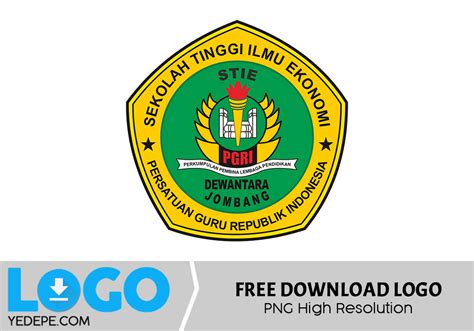 Logo Sekolah Tinggi Ilmu Ekonomi PGRI Dewantara Jombang | Free Download Logo Format PNG | Logo ...