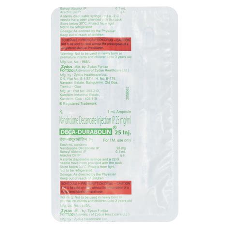 Deca Durabolin Mg Injection Ml Buy Medicines Online At Best Price