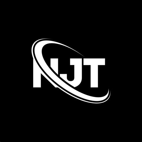 Logotipo De Njt Carta Njt Diseño Del Logotipo De La Letra Njt