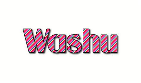 Washu Logo | Free Name Design Tool from Flaming Text