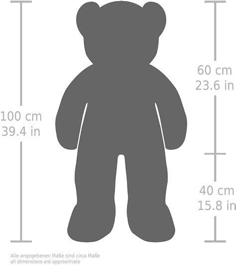 Brubaker XXL Teddybär 100 cm mit Herz Ich Liebe Dich rosa ab 34 99