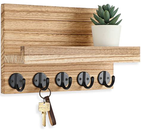 Amazon Lwenki Key Holder For Wall Decorative Key And Mail Holder