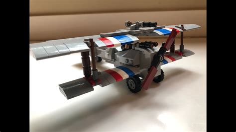 How To Build Lego Ww1 Biplane Youtube