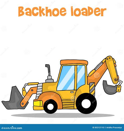 Backhoe Cartoon Cartoons, Illustrations & Vector Stock Images - 138 ...