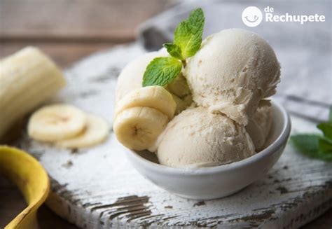 Helado De Pl Tano Un Postre Saludable Y R Pido De Rechupete