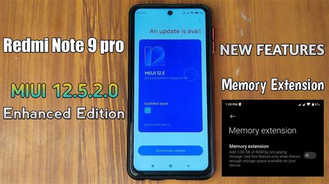 Redmi Note 9 Pro MIUI 12 5 2 0 Enhanced Edition Update Online