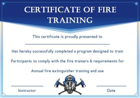 Fire Safety Certificate: 10+ Safety Certificate Templates - Template Sumo