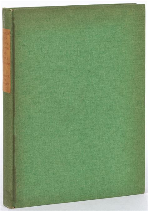 Vincent Van Gogh Letters To Emile Bernard by (VAN GOGH, Vincent): Very