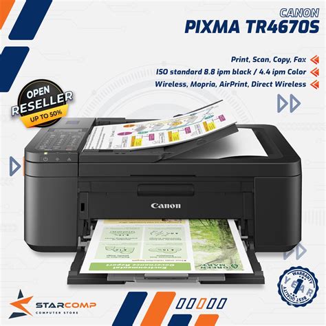 Jual Printer Canon Pixma TR4670s Print Copy Scan F4 WiFi Fax ADF Wi Fi