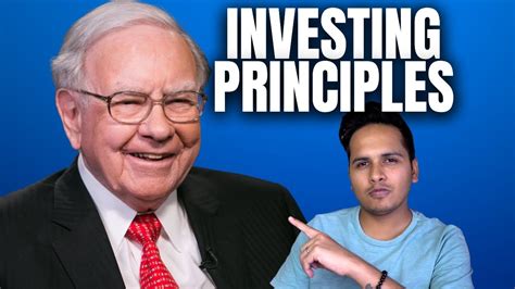 5 Investing Principles Of Warren Buffet Investing Tips And Rules Of