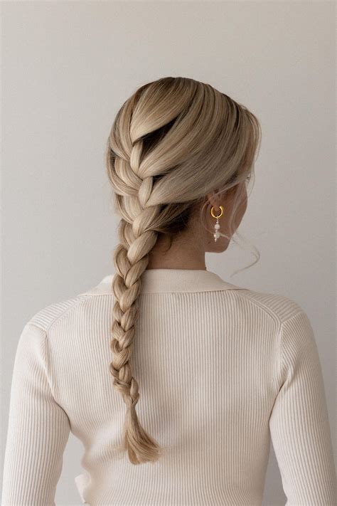 Learning how to dutch braid your own hair is easier than you think 24
