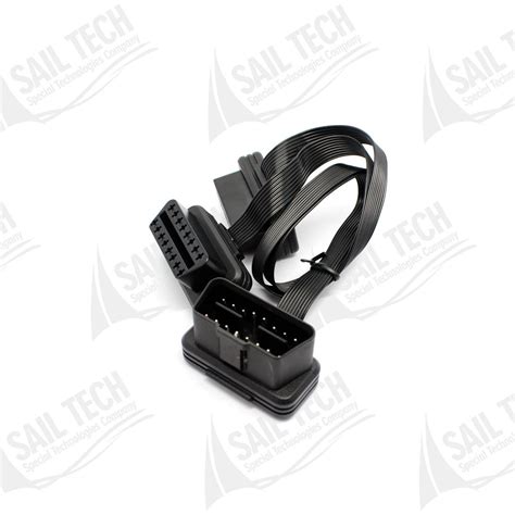 16 Pin 1 Male To 2 Female Obd2 Cable Vehicle Diagnostic Extension Cable