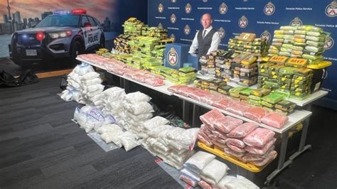 Toronto police seize over 900 kilograms of cocaine, crystal meth in ...