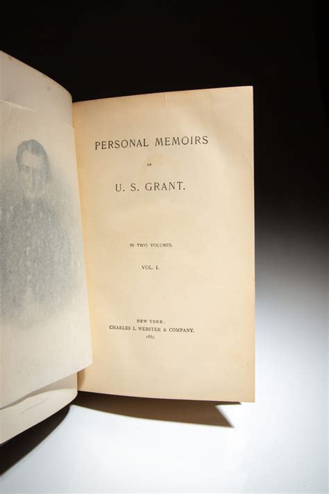 Personal Memoirs of U.S. Grant - The First Edition Rare Books