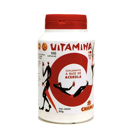 Vitamina C 500mg 100 Cápsulas Chamel