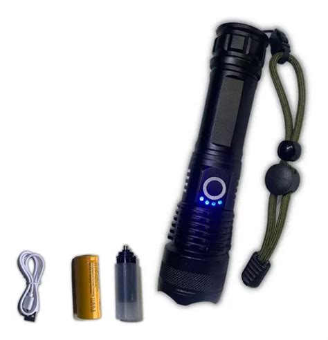 Linterna táctica recargable bmax lanterna tatica militar T9 usb led