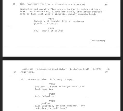 Here are rare PDFs of Sopranos Scripts (including season 4 premiere ...