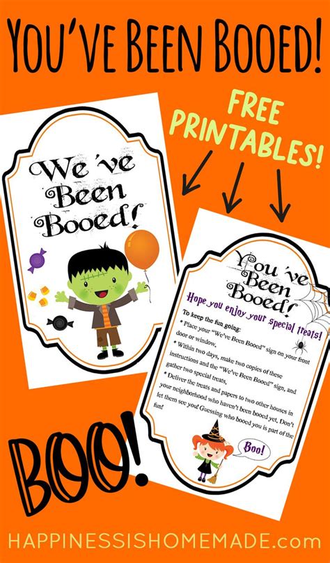 Free Youve Been Booed Printables Youve Been Booed Boo Sign Booed