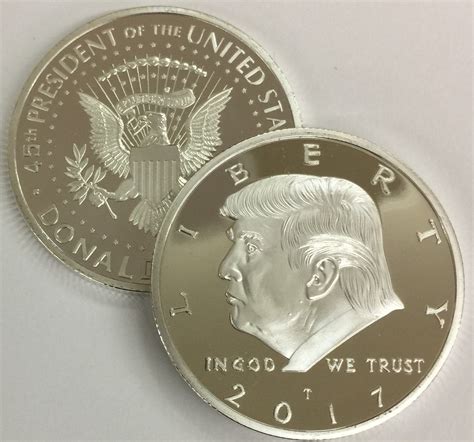 2017 President Donald Trump Inaugural Silver Eagle Commemorative