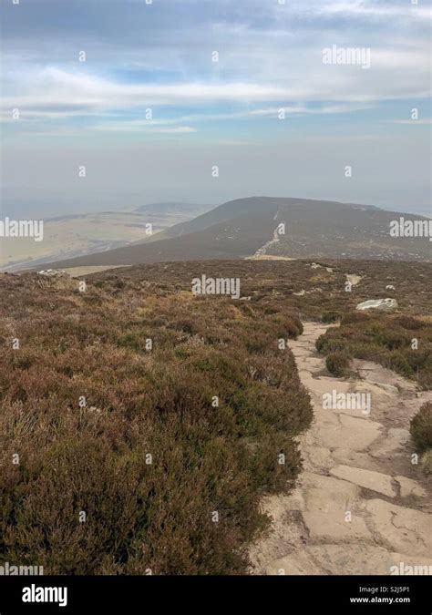 Walking in Northumberland Stock Photo - Alamy