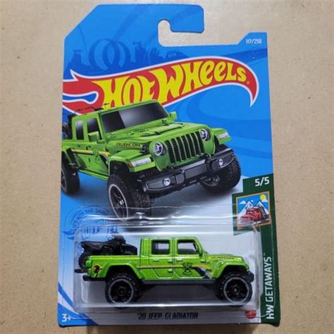 Jual Hot Wheels 20 Jeep Gladiator HW GETAWAYS RUBICON Hijau GREEN Kota Depok Permata