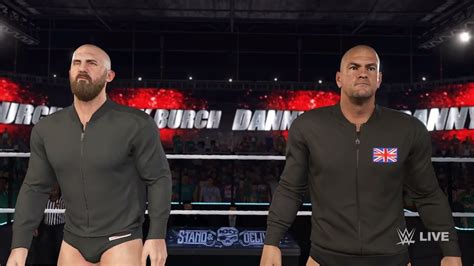 Danny Burch Oney Lorcan Entrance WWE 2K22 YouTube