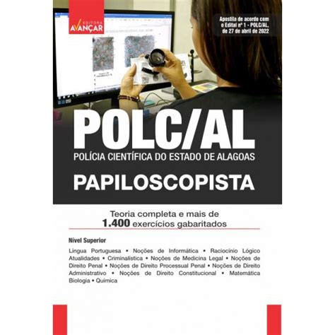 Polc Al Polícia Científica Do Estado De Alagoas Papiloscopista